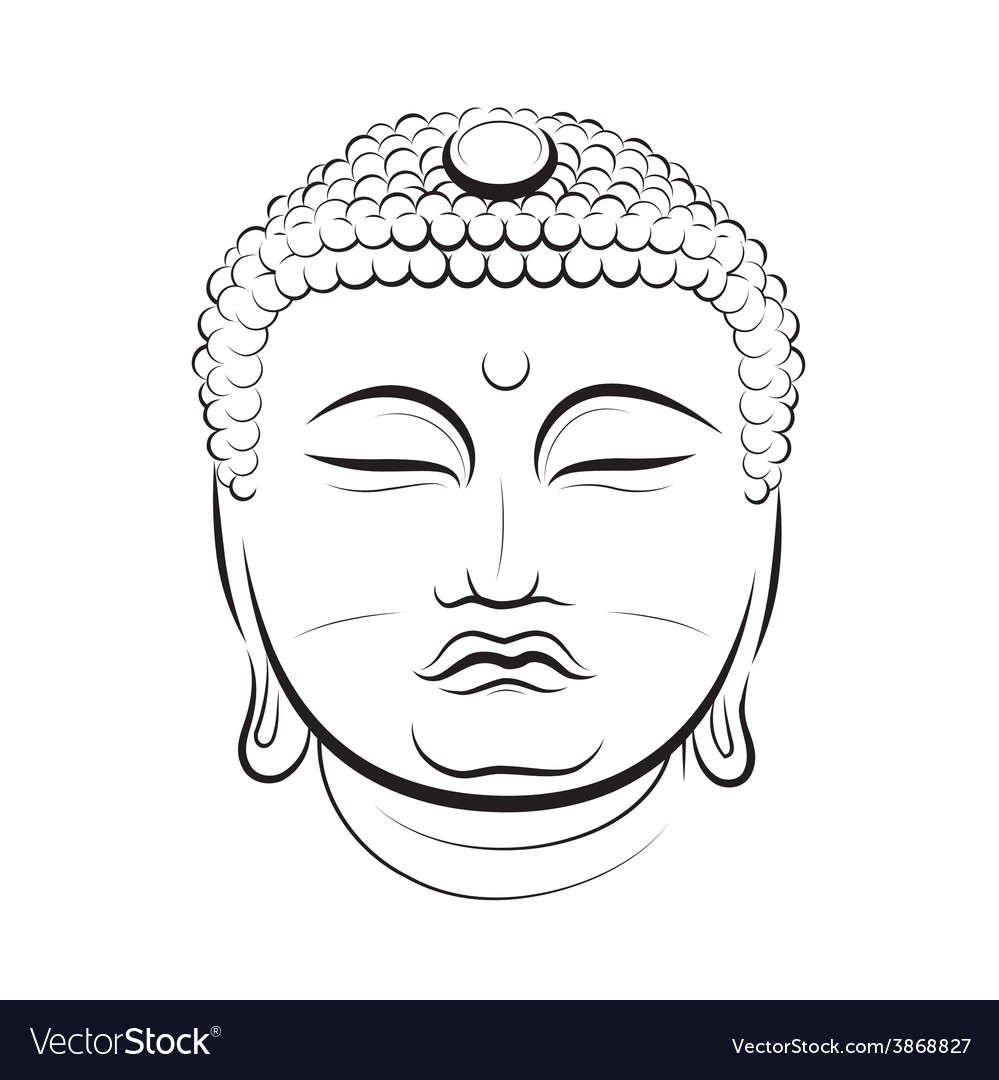 Лицо Будды Графика