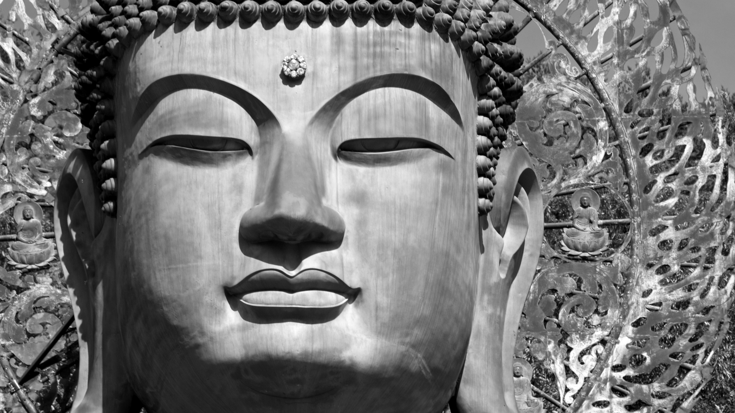 Статуя Будды лицо