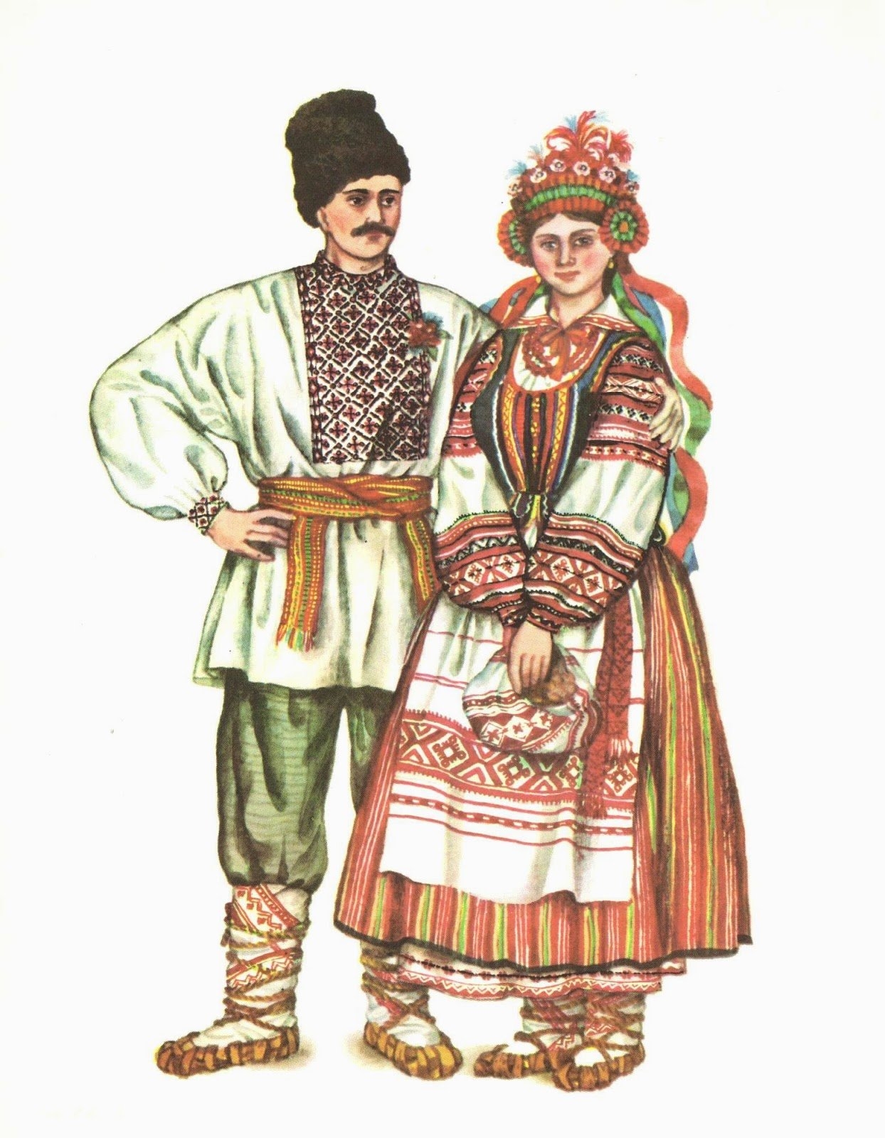 Национальный костюм народов Украины 17 века