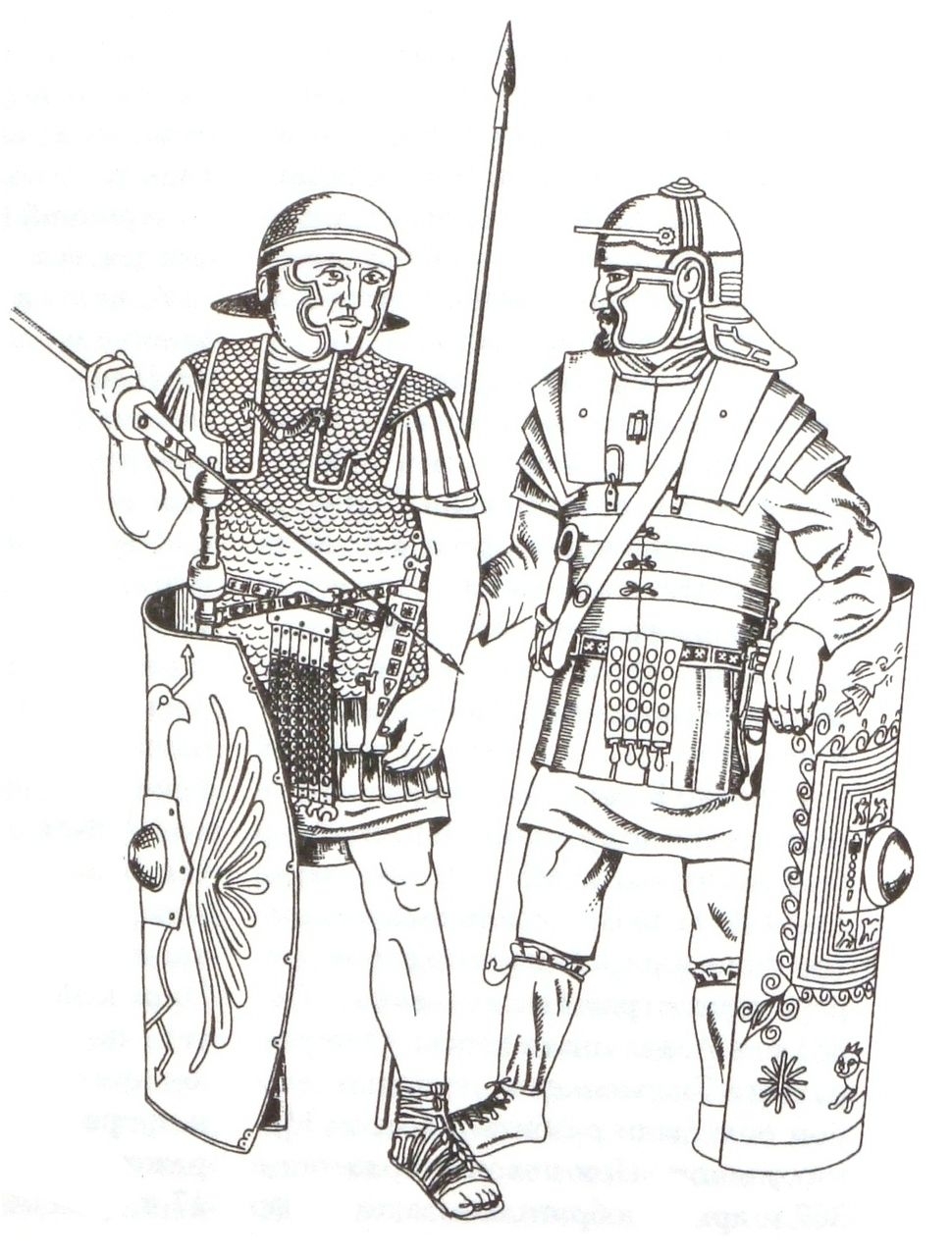Древний Рим легионеры узоры