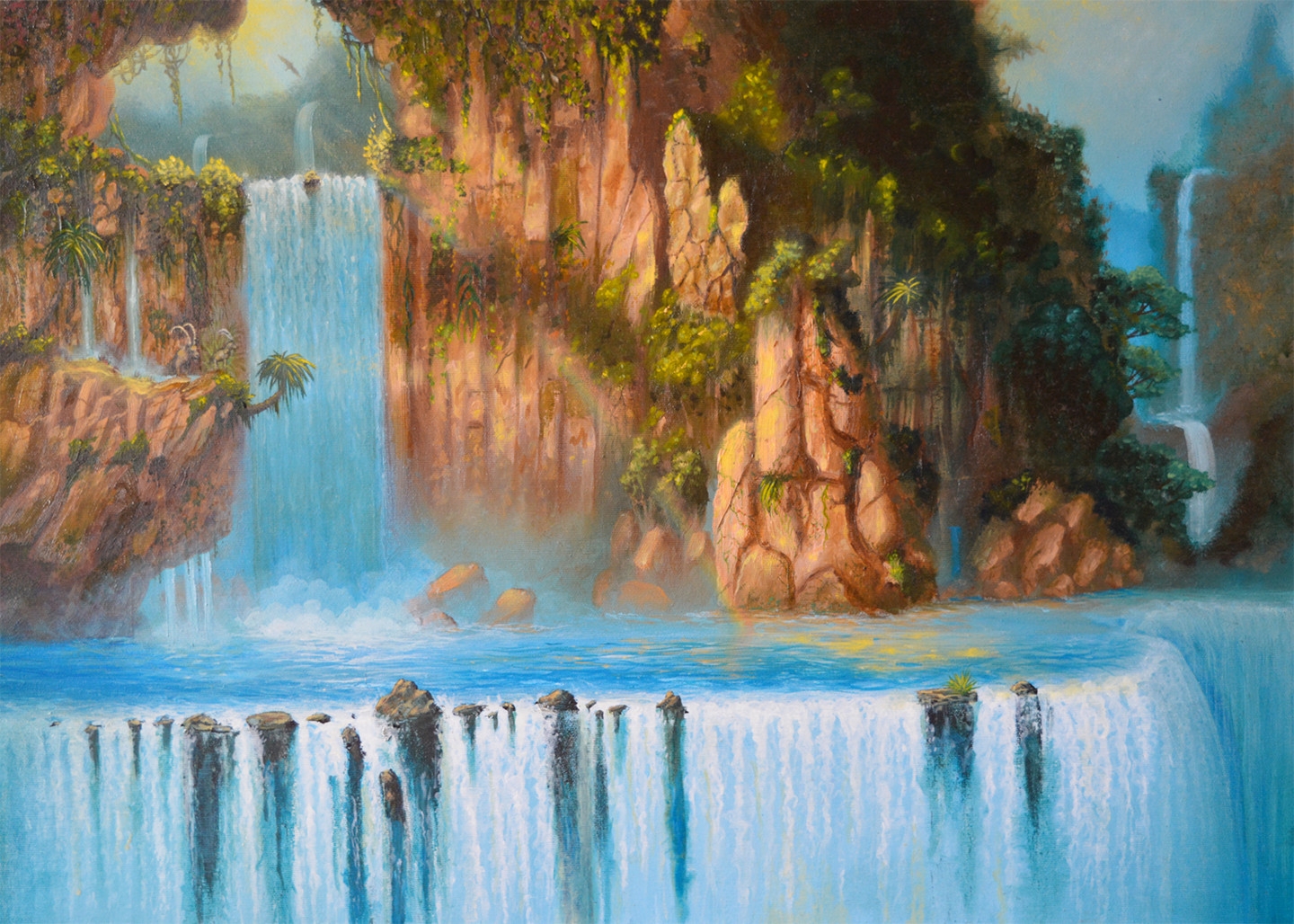 Картины с изображением водопадов