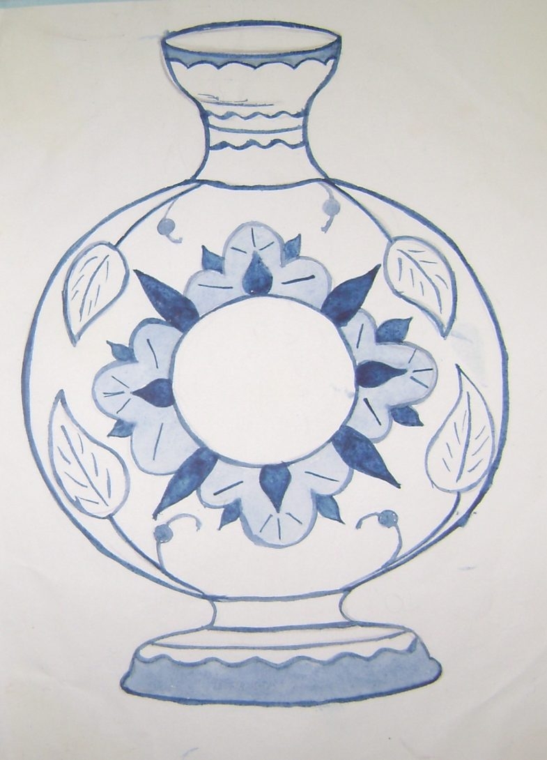 Искусство Гжели ваза