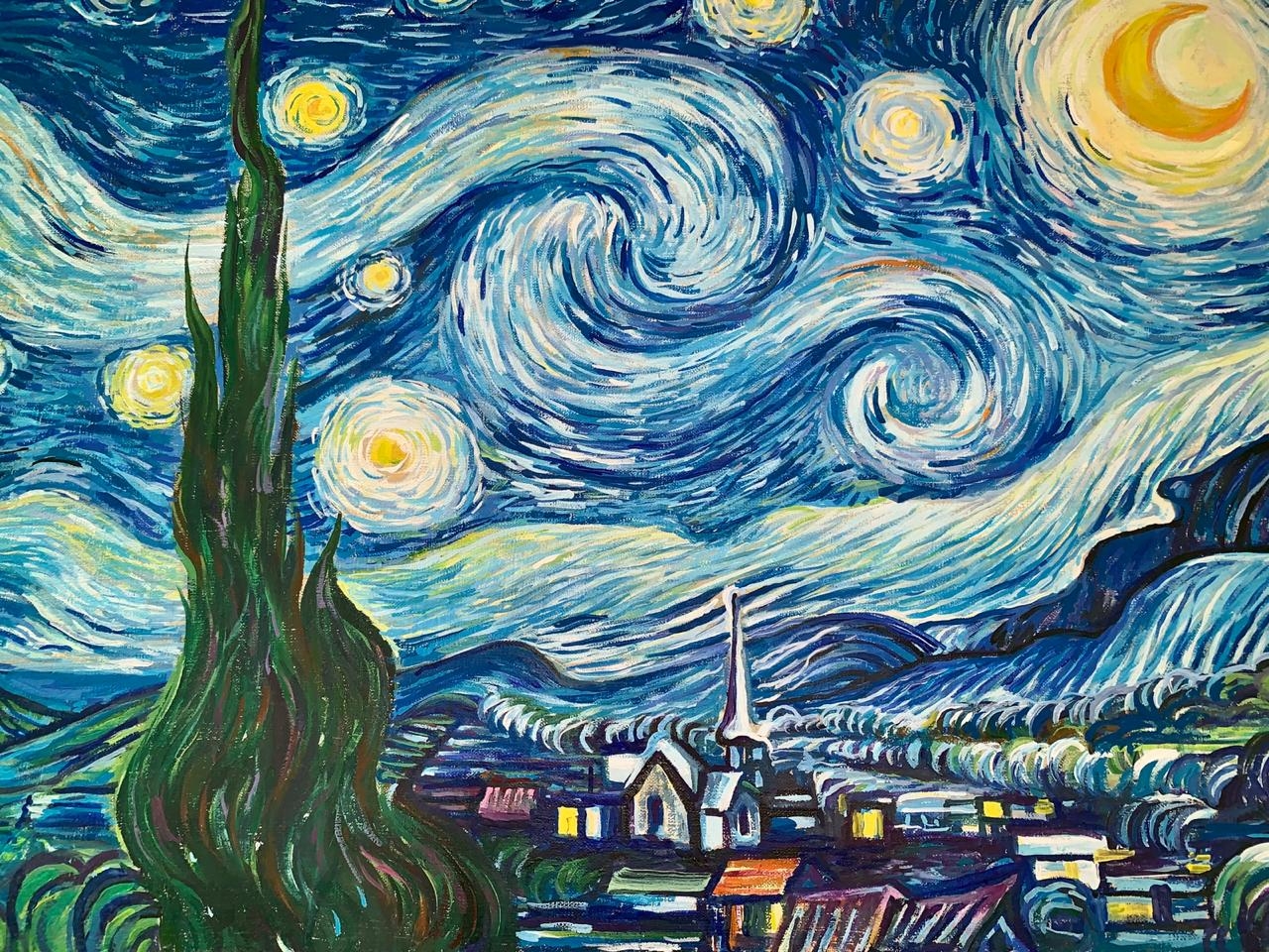 Пикассо Звездная ночь
