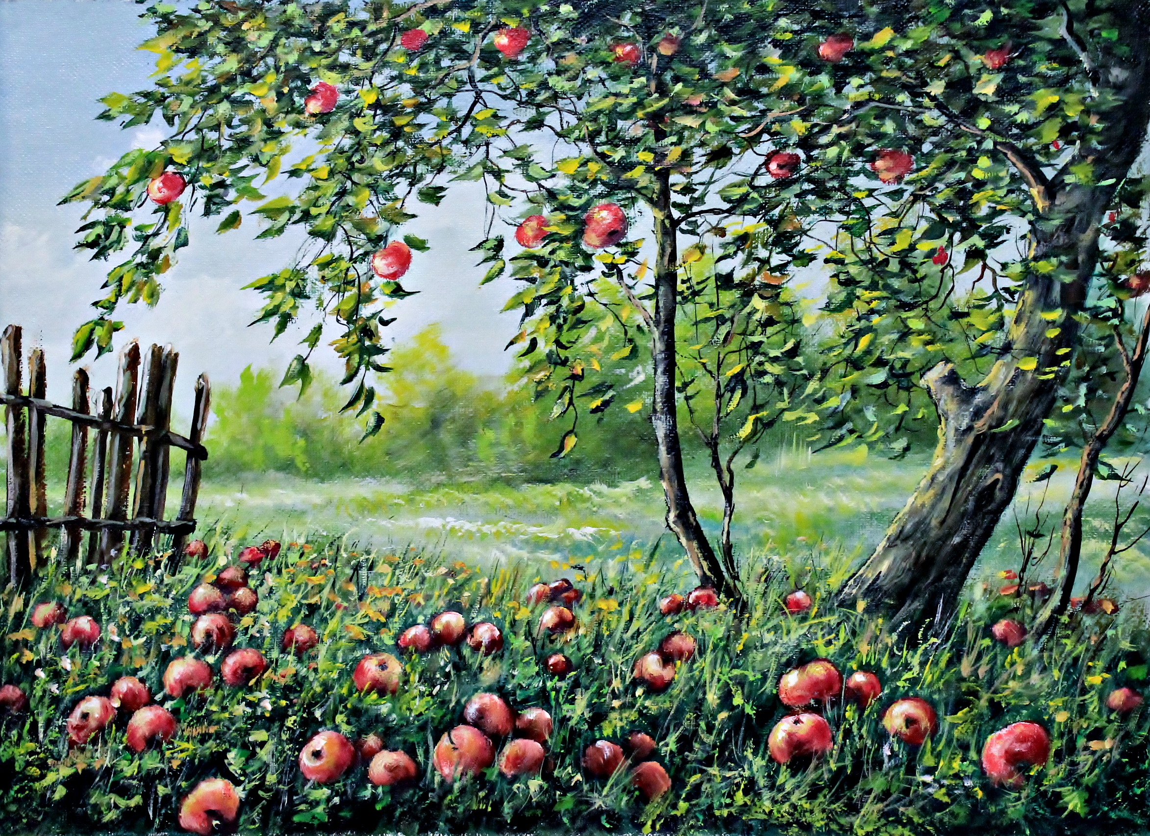 Яблоневый сад Нечаев Василий