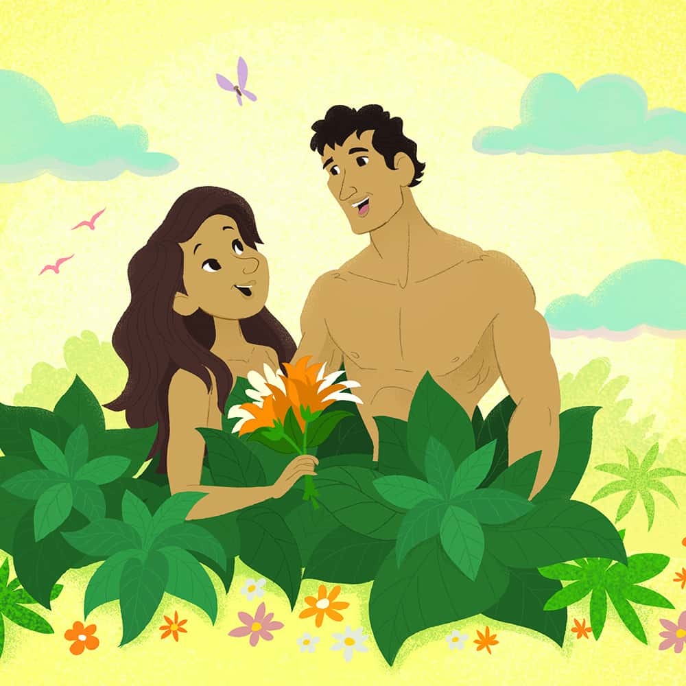 Адам и ева мультфильм