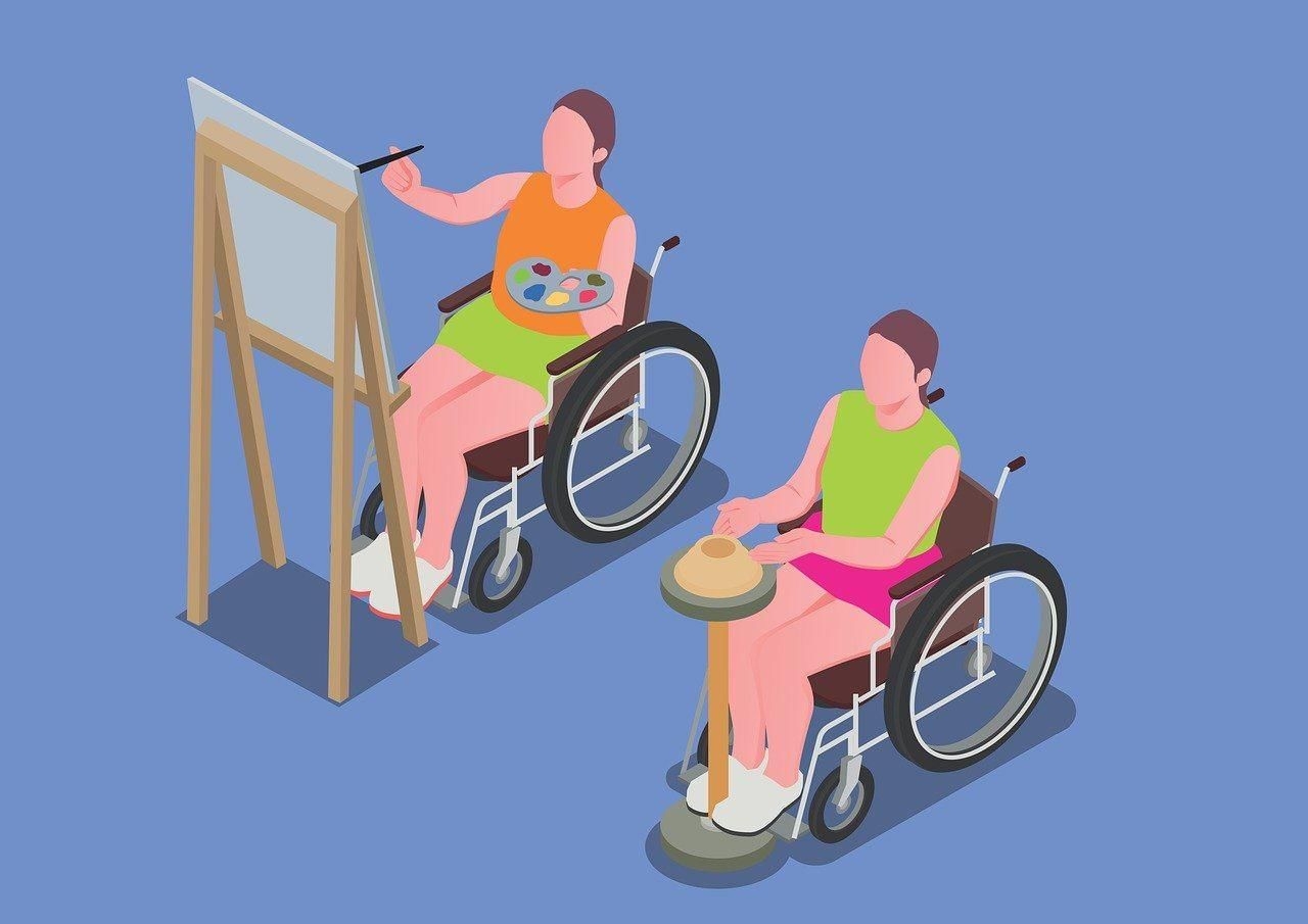 Инвалидность иллюстрация