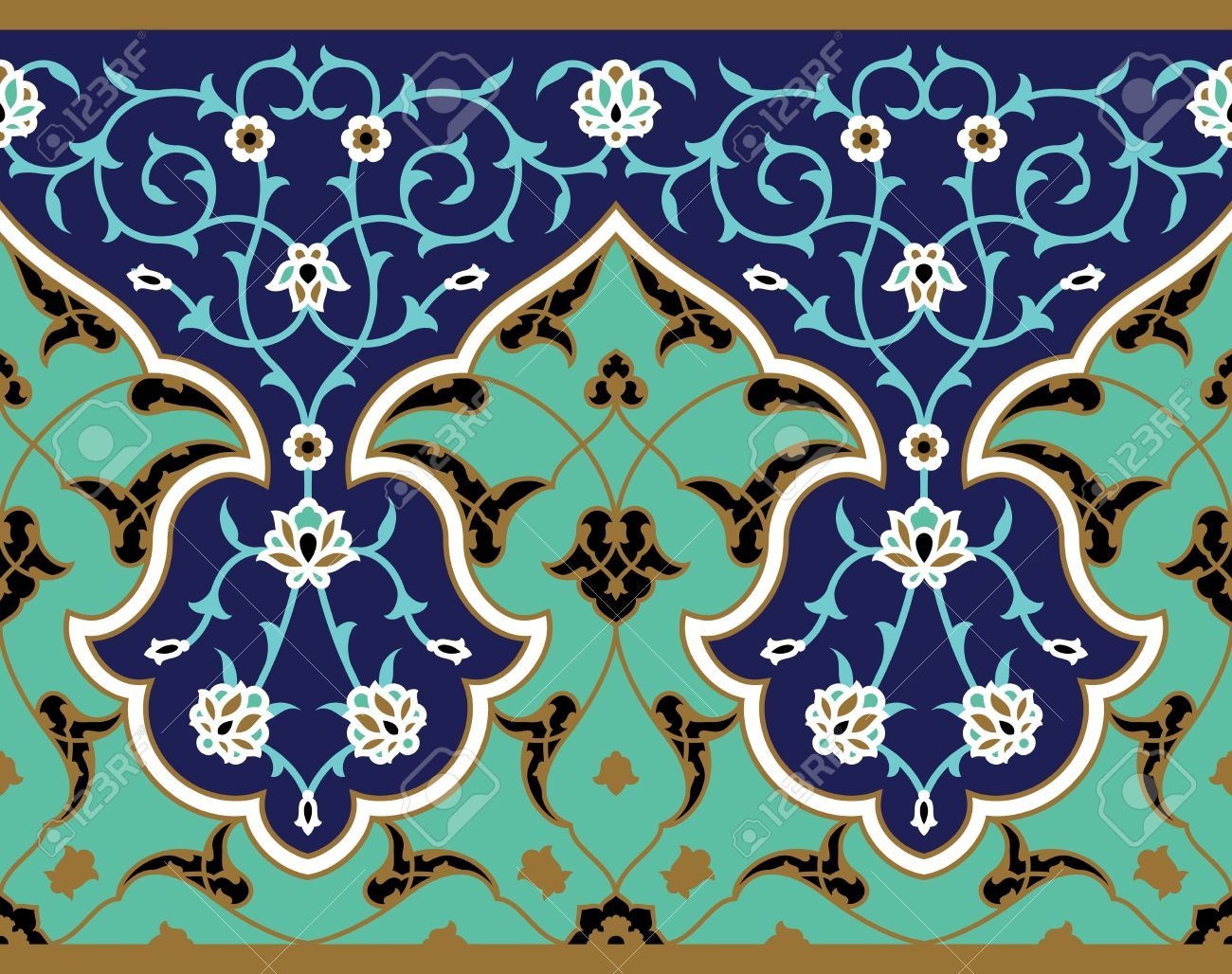 Арабский орнамент на одежде