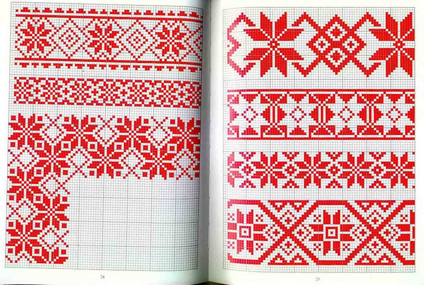 Геометрический орнамент в русской вышивке